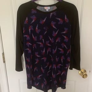 Black LuLaRoe Randy T with Butterflies!